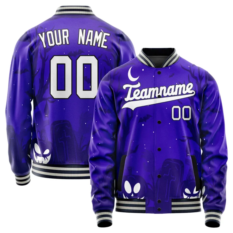 Custom Blue Halloween Jacket sold by Tailorly