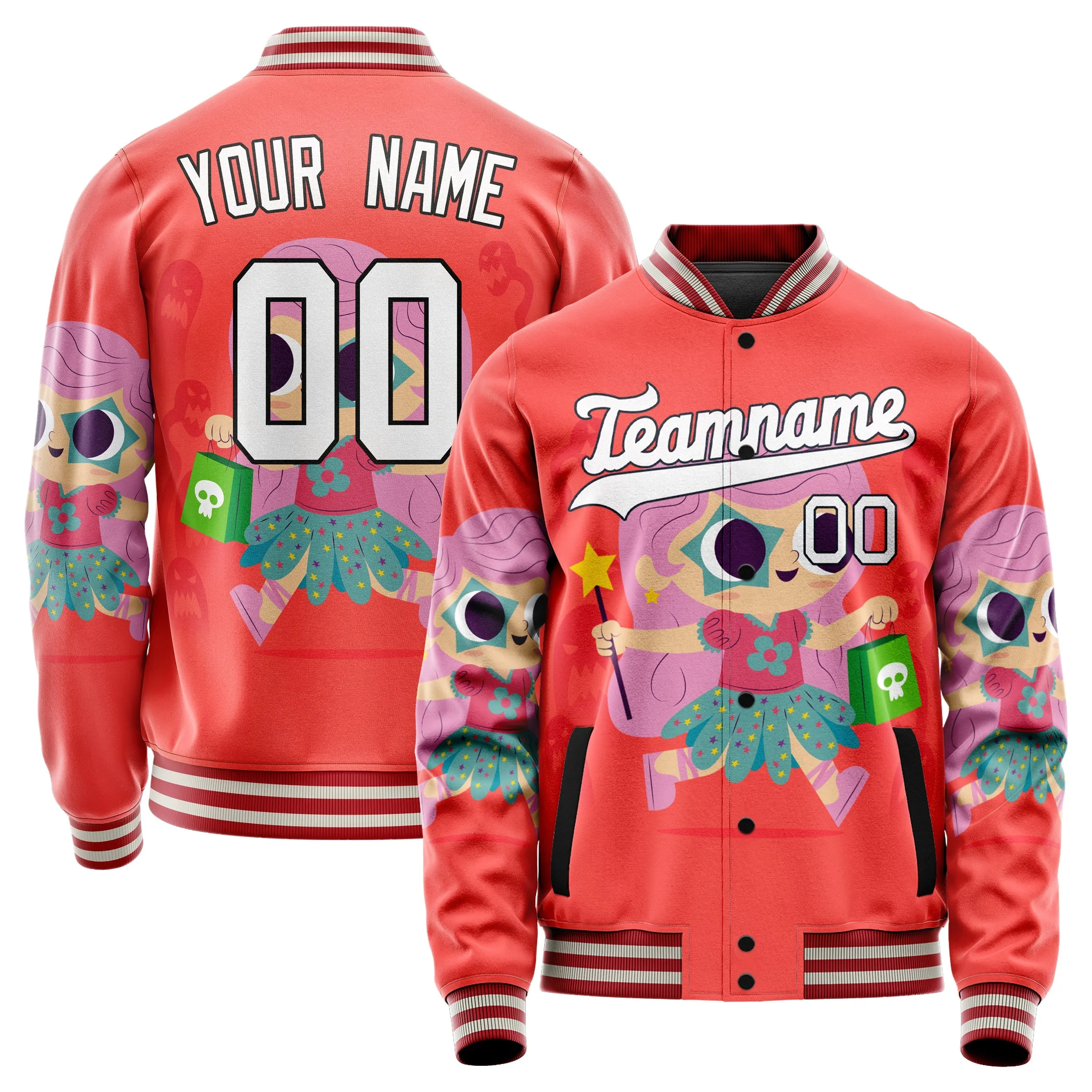 Custom Red Halloween Jacket sold by Tailorly