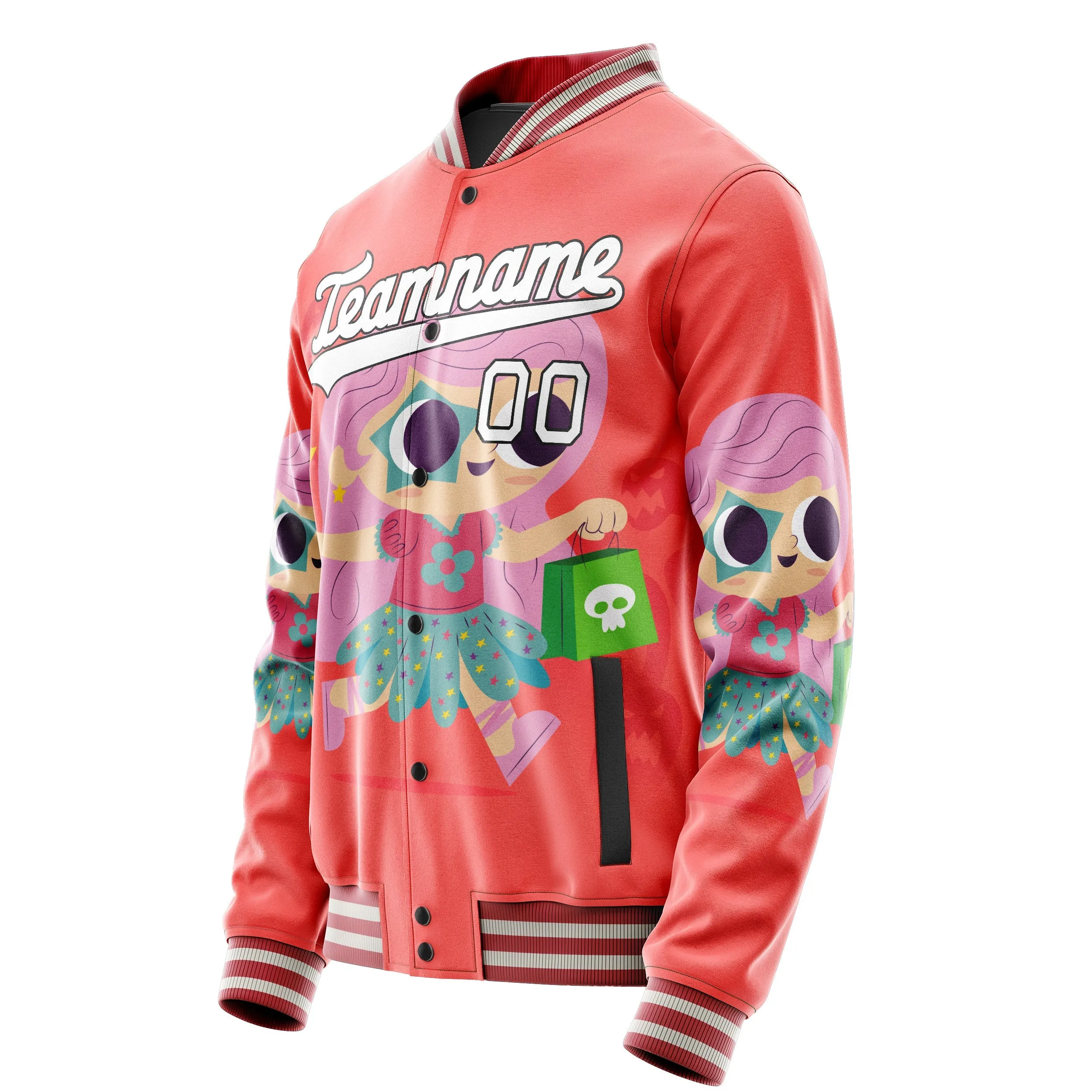 Custom Red Halloween Jacket sold by Tailorly product image thumbnail 3