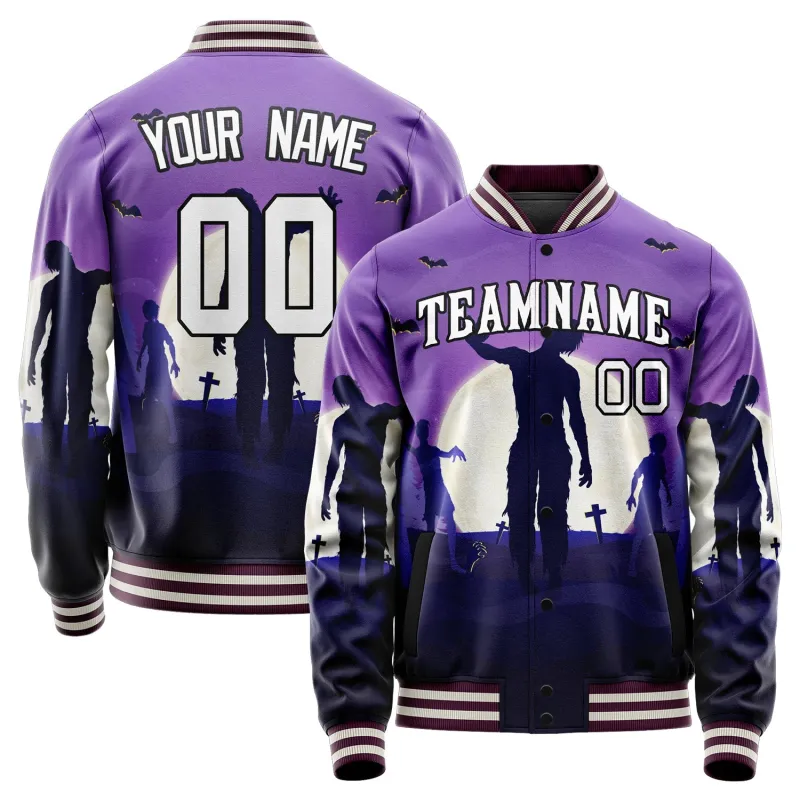 Custom Purple Halloween Jacket sold by Tailorly