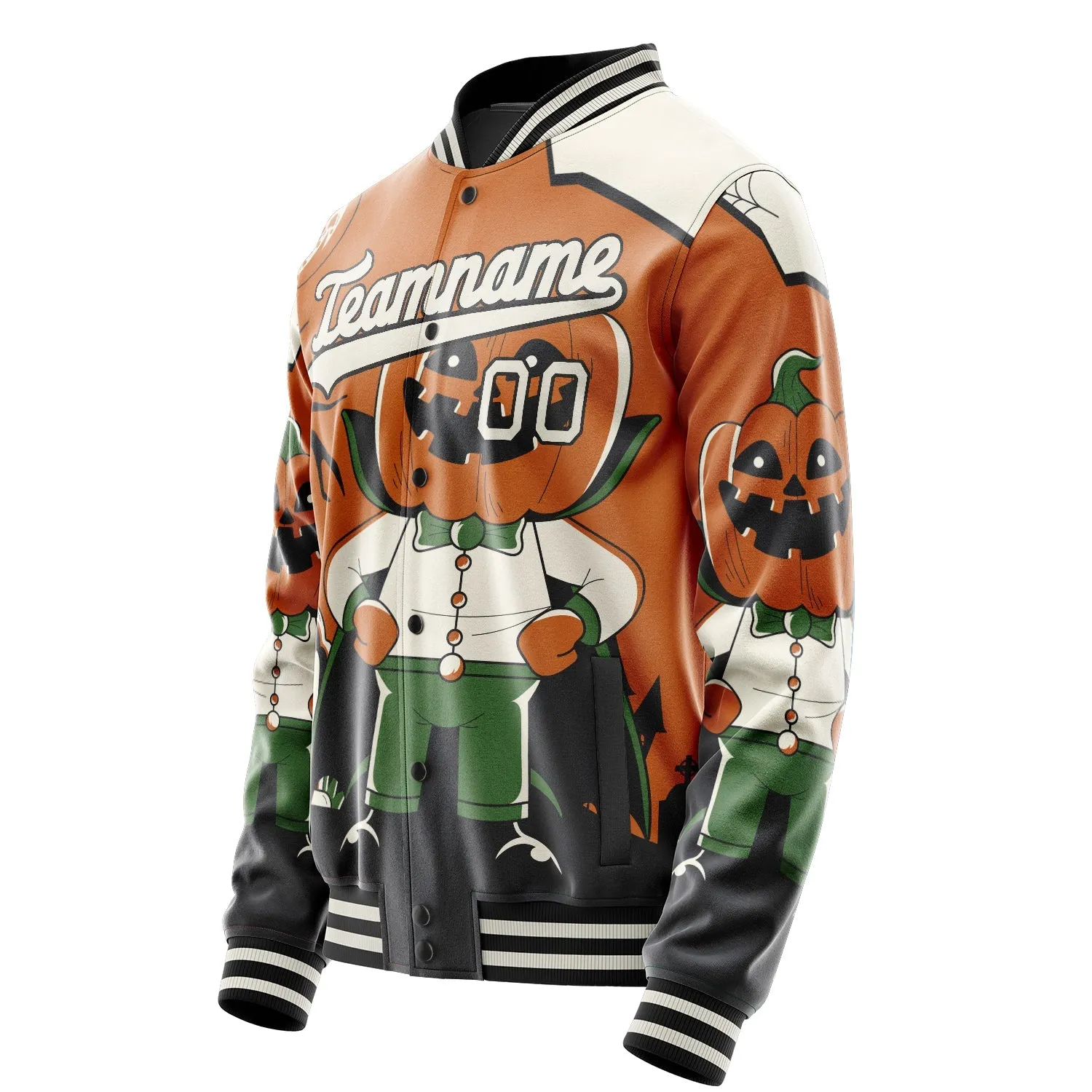 Custom Brown Halloween Jacket sold by Tailorly product image thumbnail 3