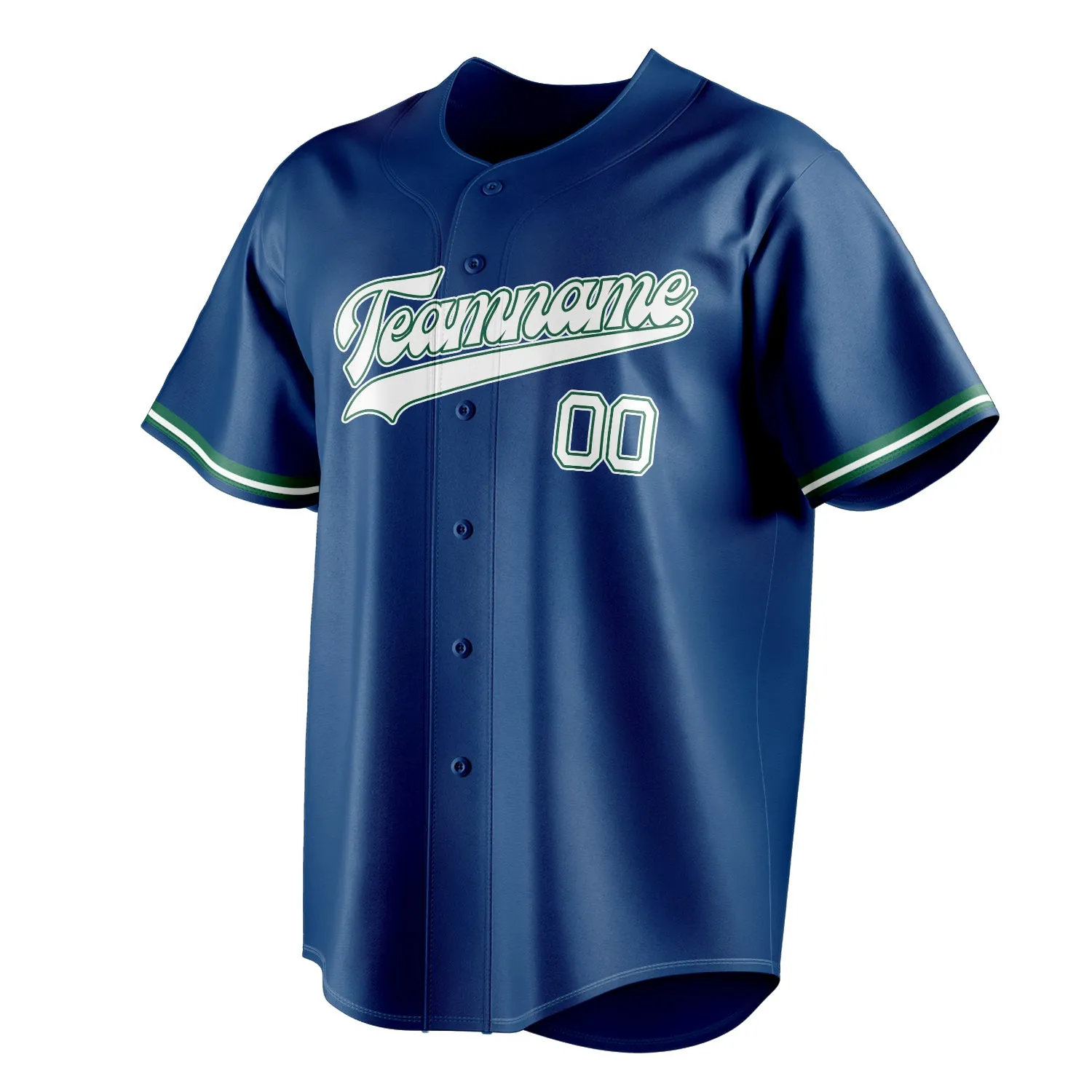 Custom Blue & White Color Fan Baseball Jersey sold by Tailorly product image thumbnail 3
