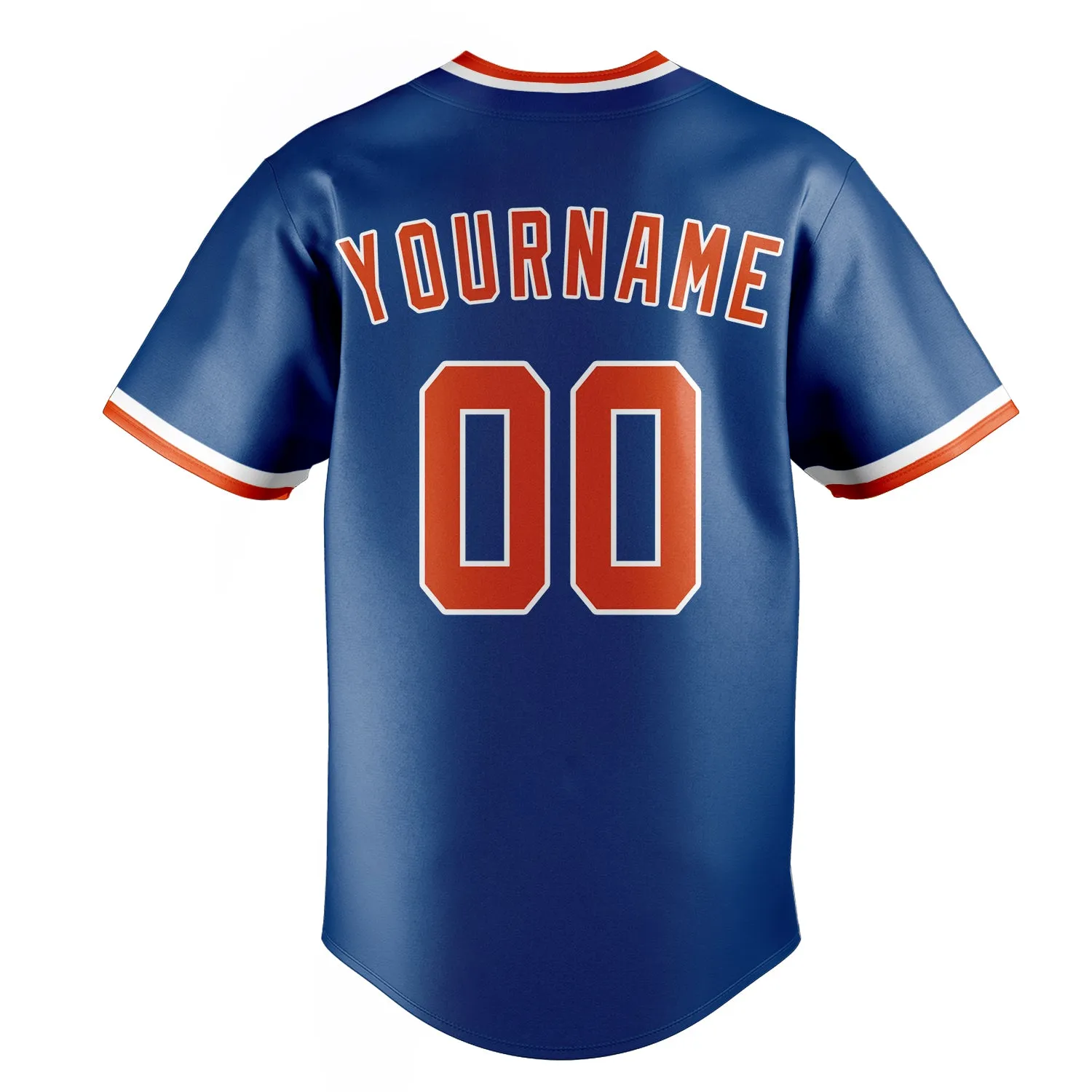 Custom Blue & Red Color Fan Baseball Jersey sold by Tailorly product image thumbnail 4