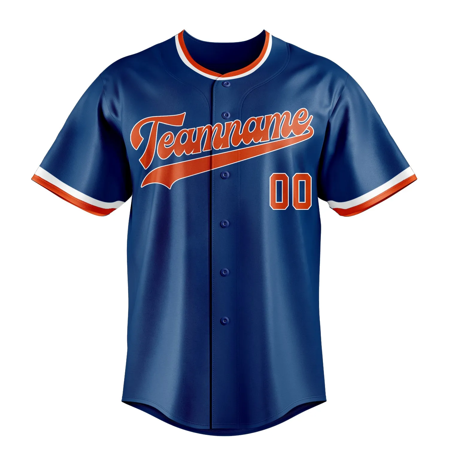 Custom Blue & Red Color Fan Baseball Jersey sold by Tailorly product image thumbnail 2