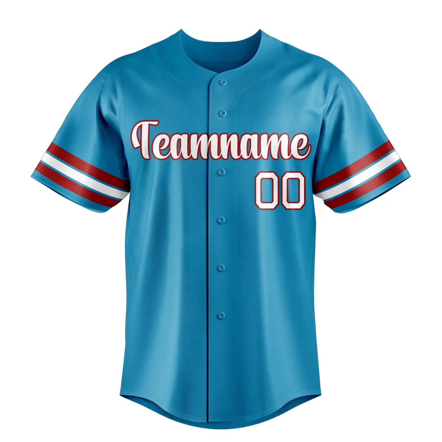 Custom Panther Blue & White Color Fan Baseball Jersey sold by Tailorly product image thumbnail 2