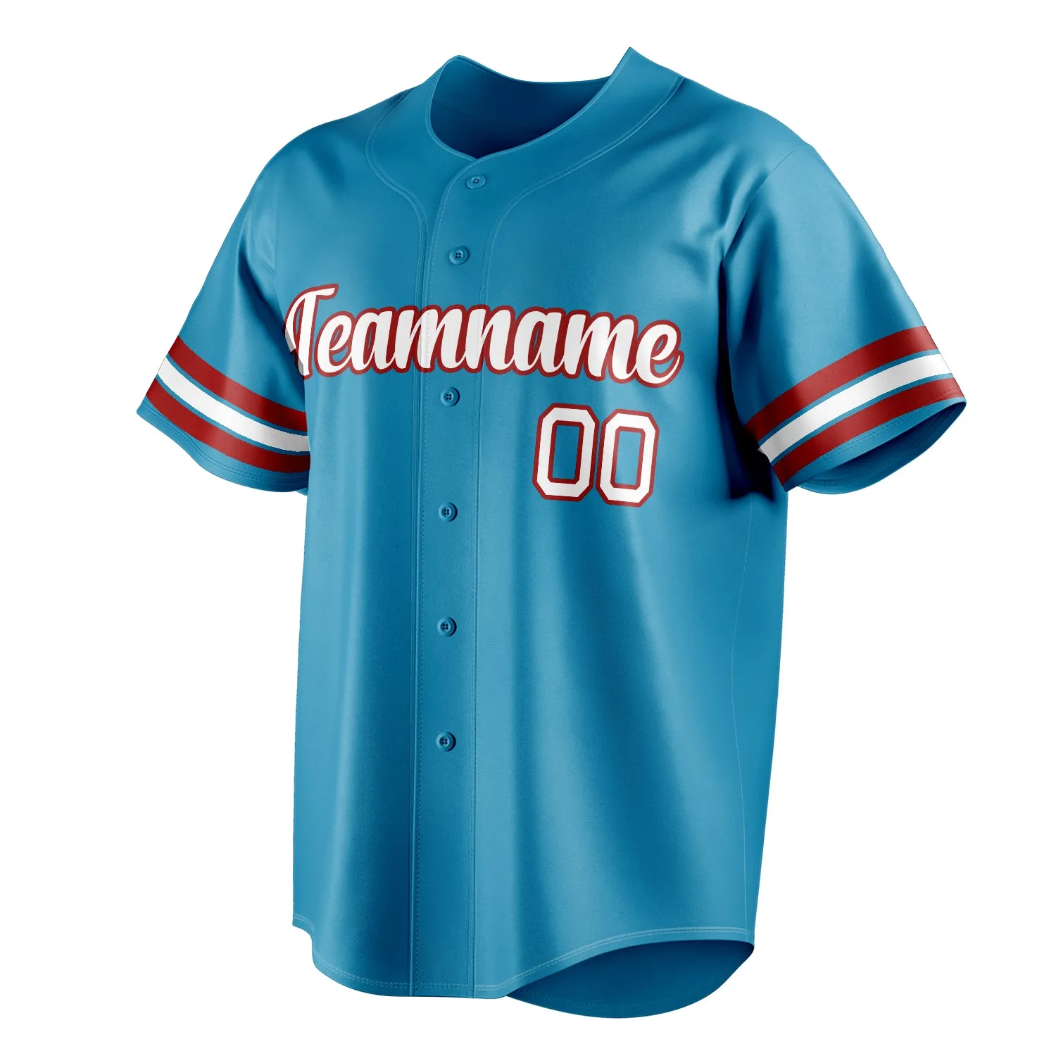 Custom Panther Blue & White Color Fan Baseball Jersey sold by Tailorly product image thumbnail 3