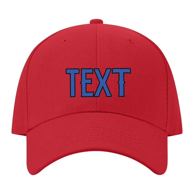 Custom Red Navy Hat sold by Tailorly