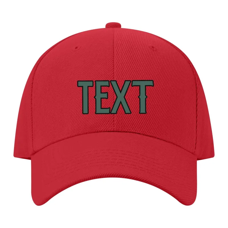 Custom Red Slate Gray Hat sold by Tailorly