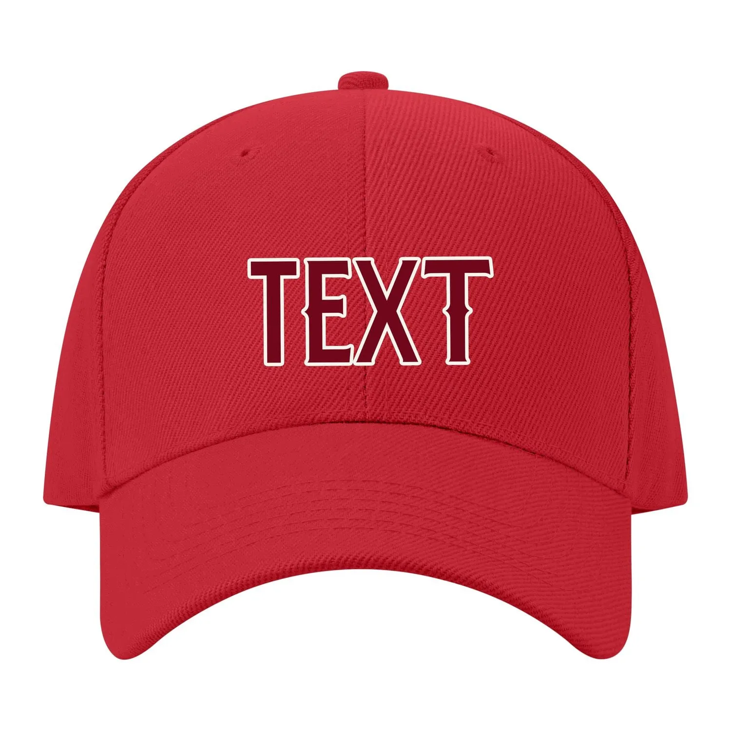 Custom Red Khaki Hat sold by Tailorly