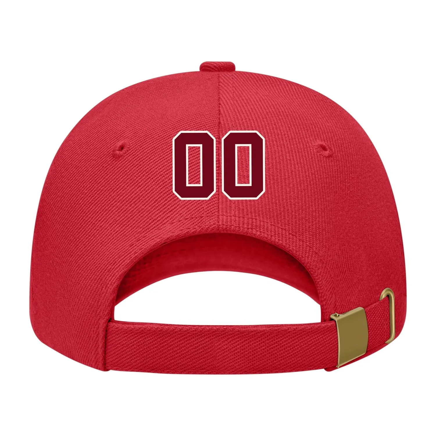 Custom Red Khaki Hat sold by Tailorly product image thumbnail 2