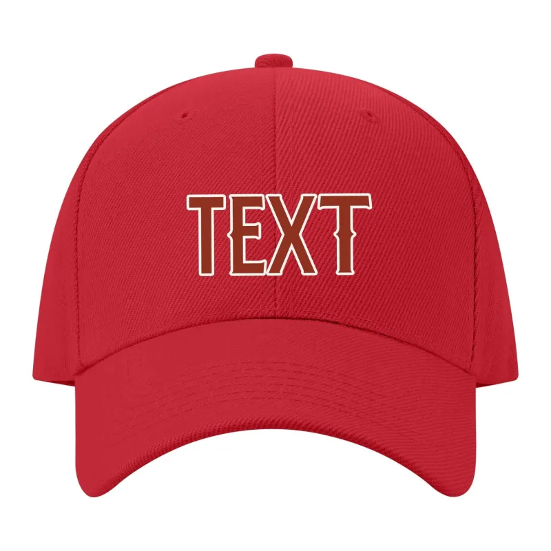 Custom Red Copper Hat made by Tailorly