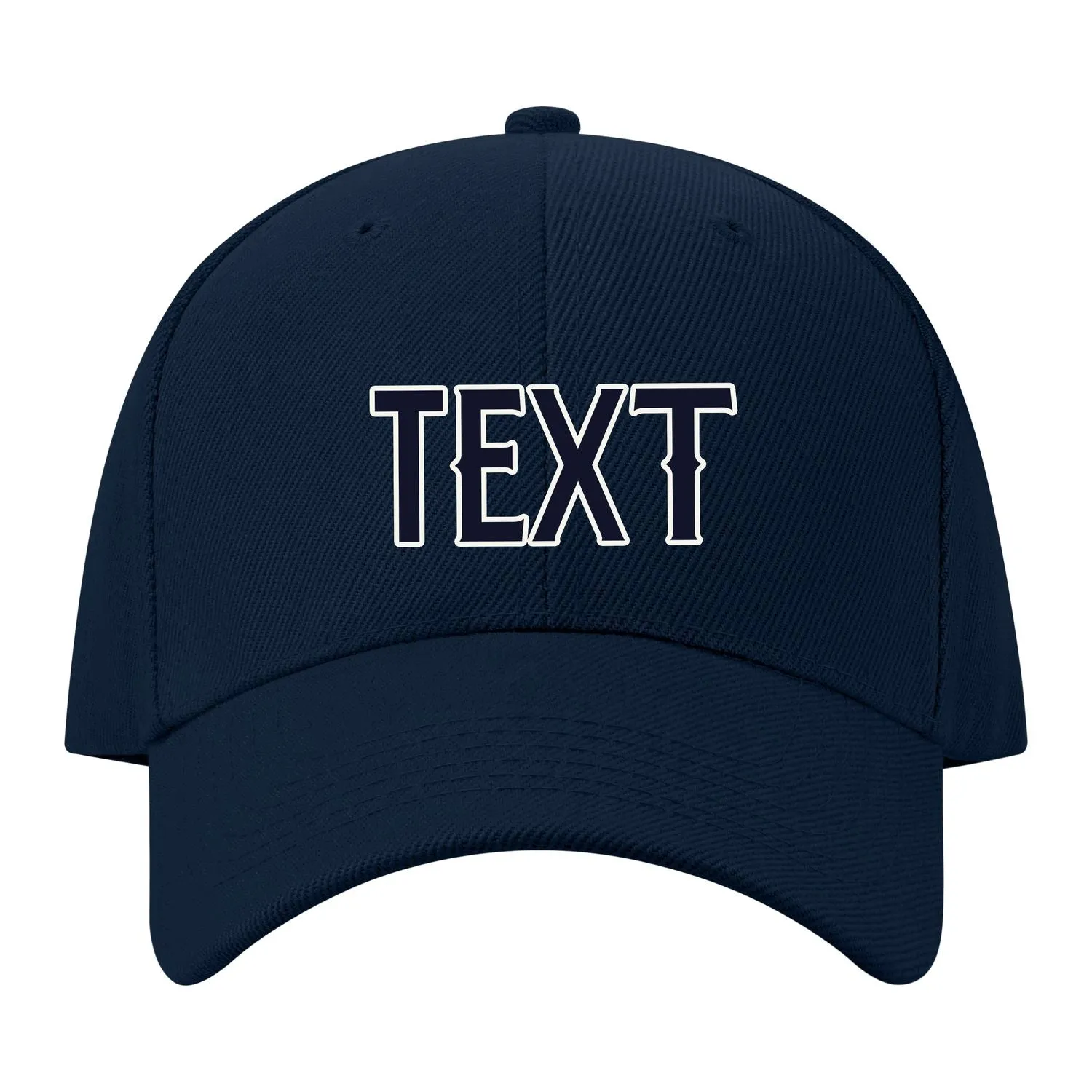 Custom Navy Pale Peach Hat sold by Tailorly