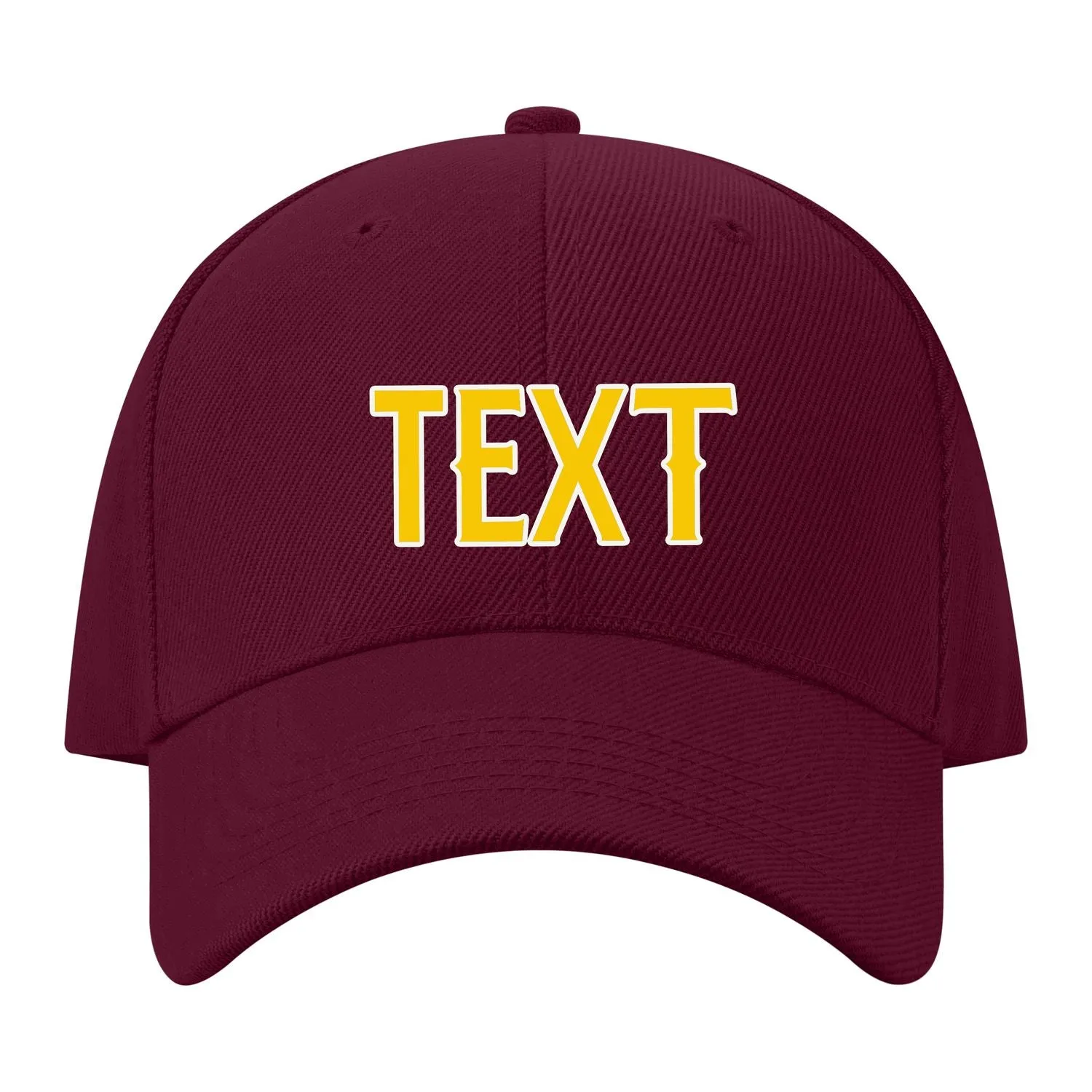 Custom Crimson Red Peach Powder Hat sold by Tailorly