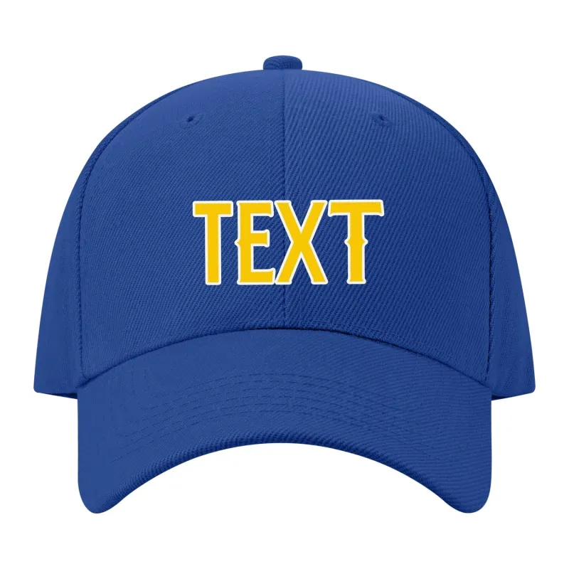 Custom Sky Blue Peach Powder Hat made by Tailorly