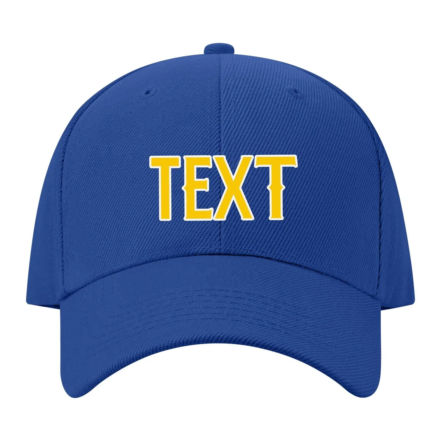 Custom Sky Blue Peach Powder Hat sold by Tailorly