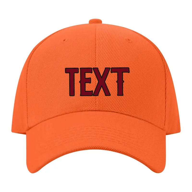Custom Orange Khaki Hat sold by Tailorly