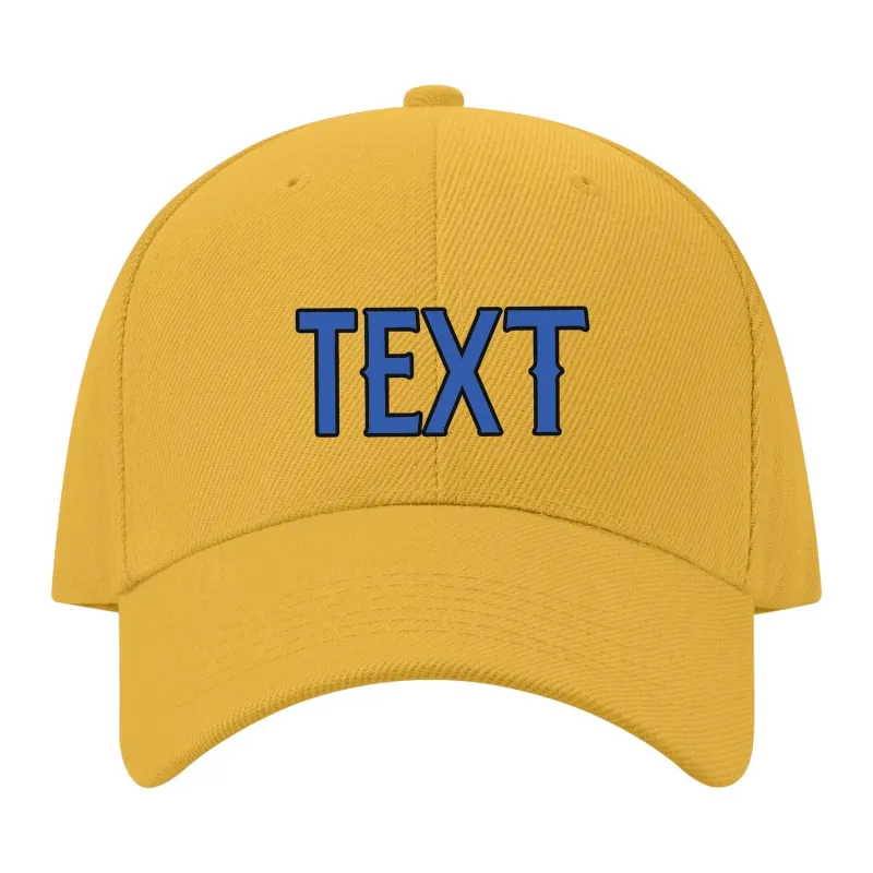 Custom Yellow Navy Hat sold by Tailorly