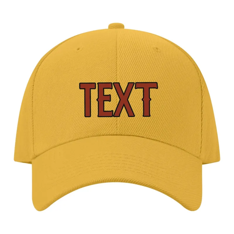 Custom Yellow Copper Hat made by Tailorly