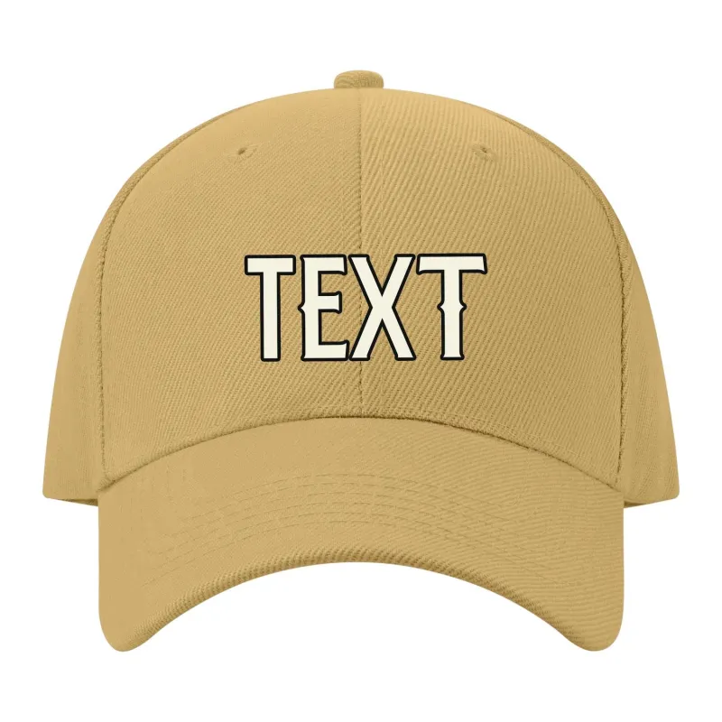 Custom Goldenrod Light Purple Hat made by Tailorly