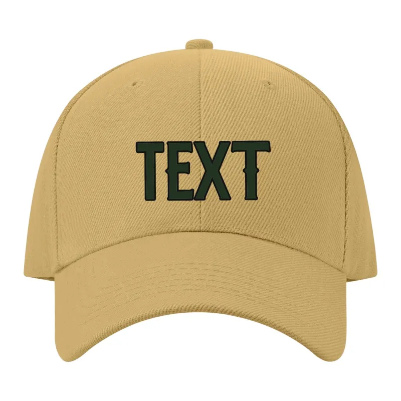 Custom Goldenrod Red Hat made by Tailorly