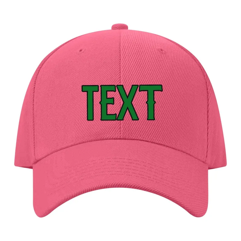 Custom Light Coral Red Misty Rose Hat made by Tailorly