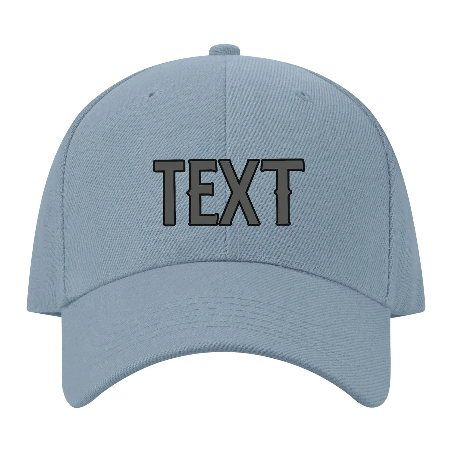 Custom Slate Gray Orange Hat sold by Tailorly