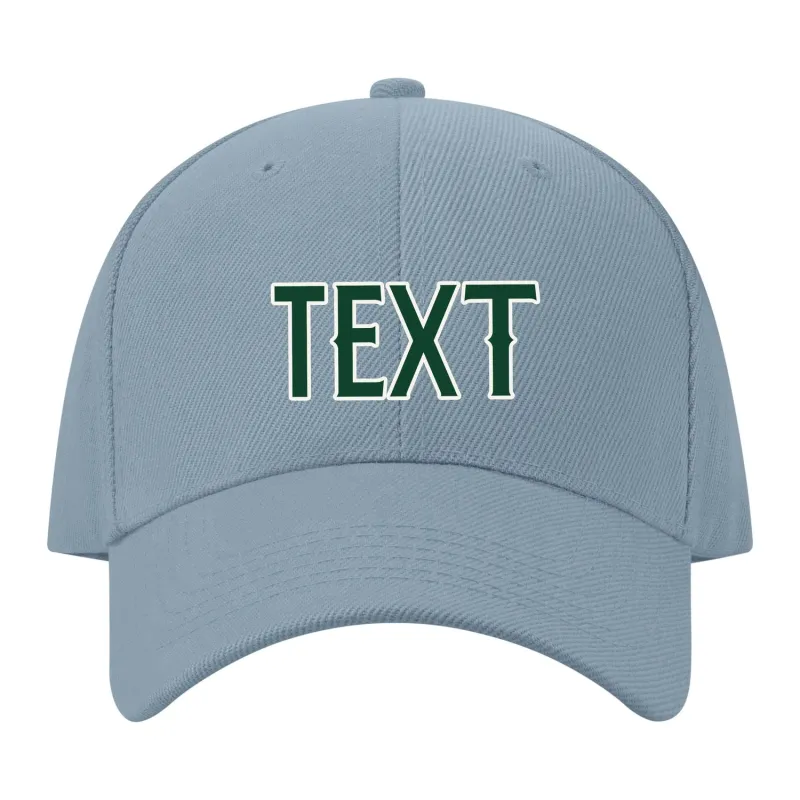 Custom Slate Gray Corn Silk Hat made by Tailorly