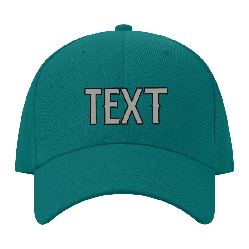 Custom Blue Green Light Green Hat sold by Tailorly