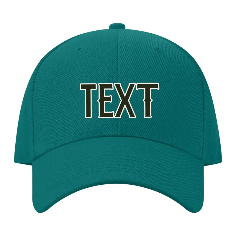 Custom Blue Green White Hat made by Tailorly