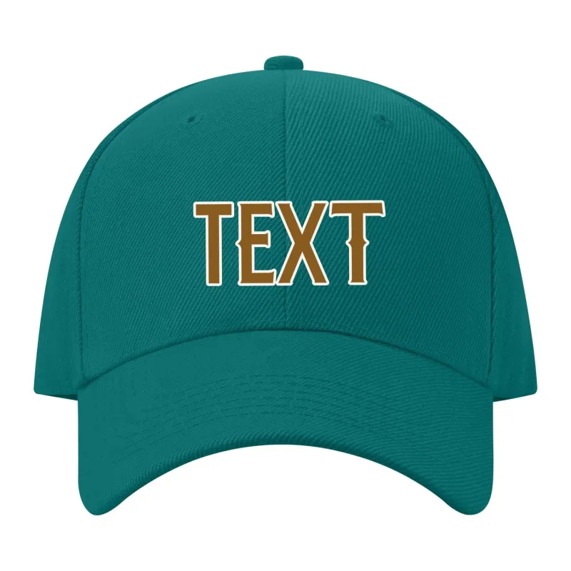 Custom Blue Green Dark Green Hat made by Tailorly