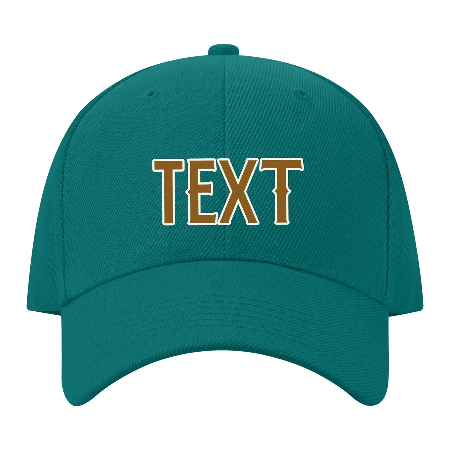Custom Blue Green Dark Green Hat sold by Tailorly