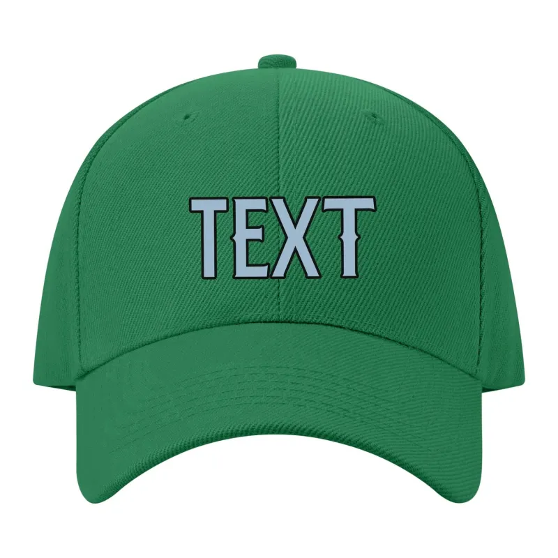 Custom Emerald Green Dark Grey Hat sold by Tailorly