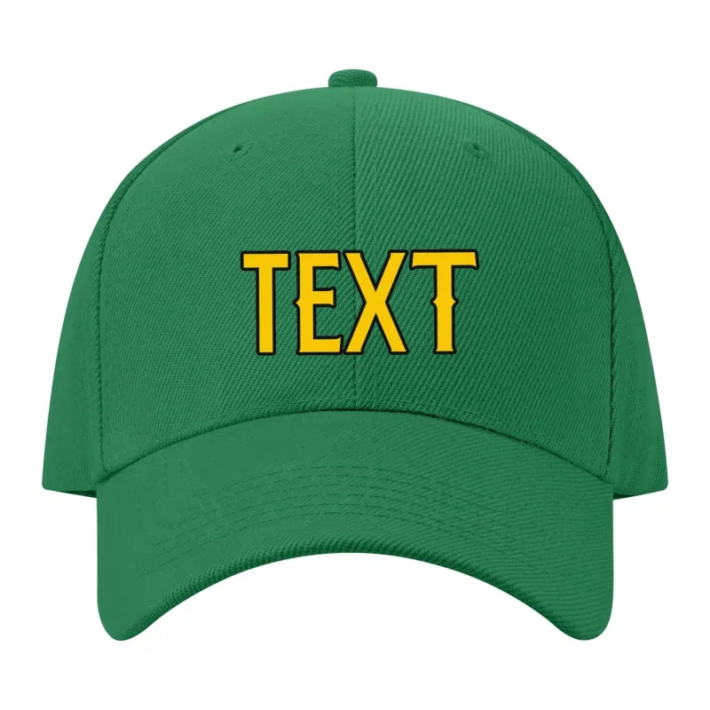 Custom Emerald Green Peach Powder Hat made by Tailorly