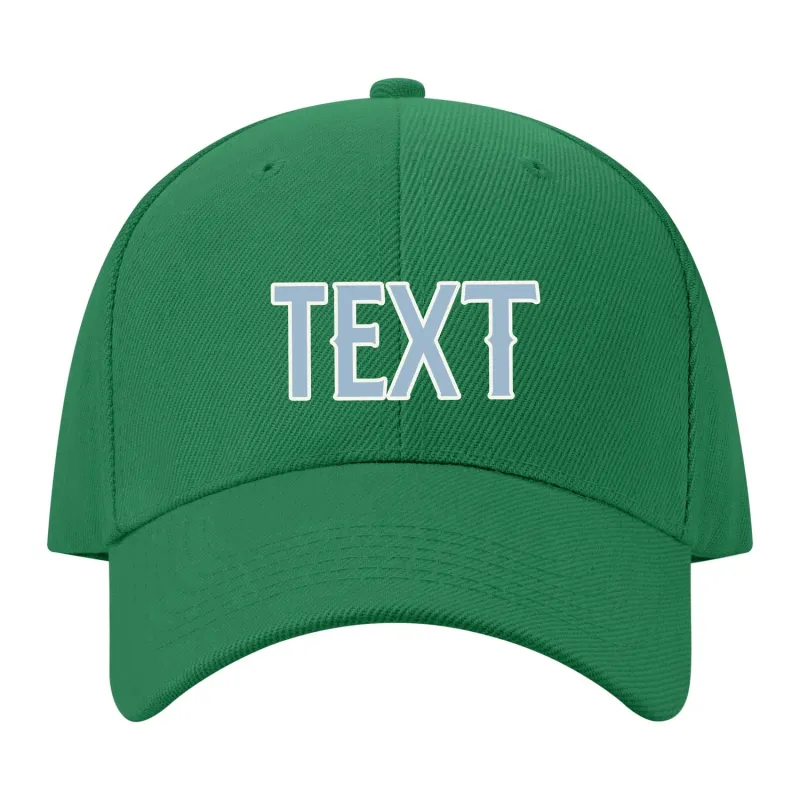 Custom Emerald Green Dark Grey Hat made by Tailorly
