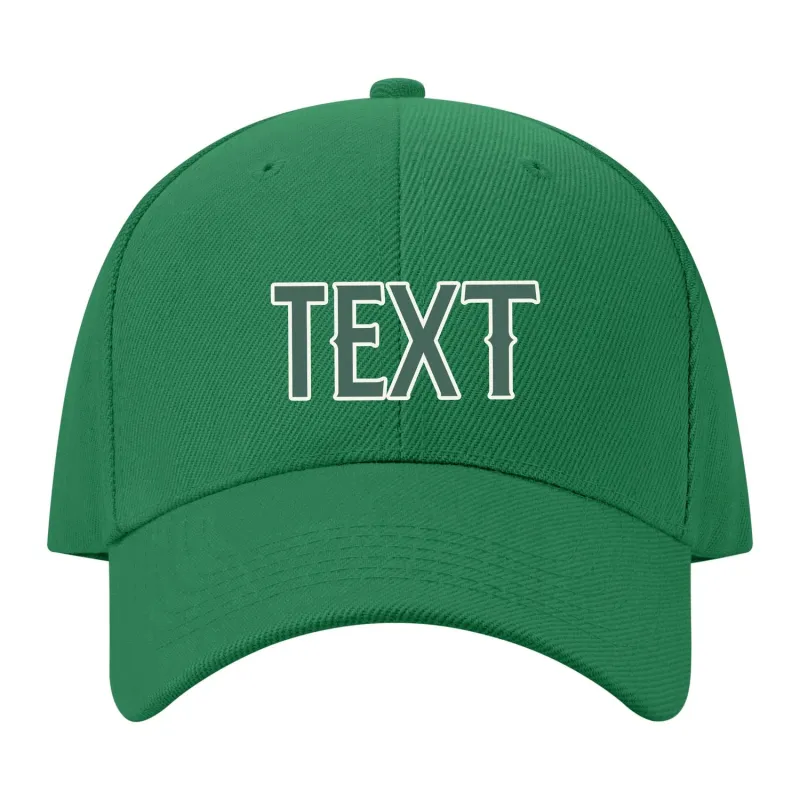 Custom Emerald Green Slate Gray Hat sold by Tailorly