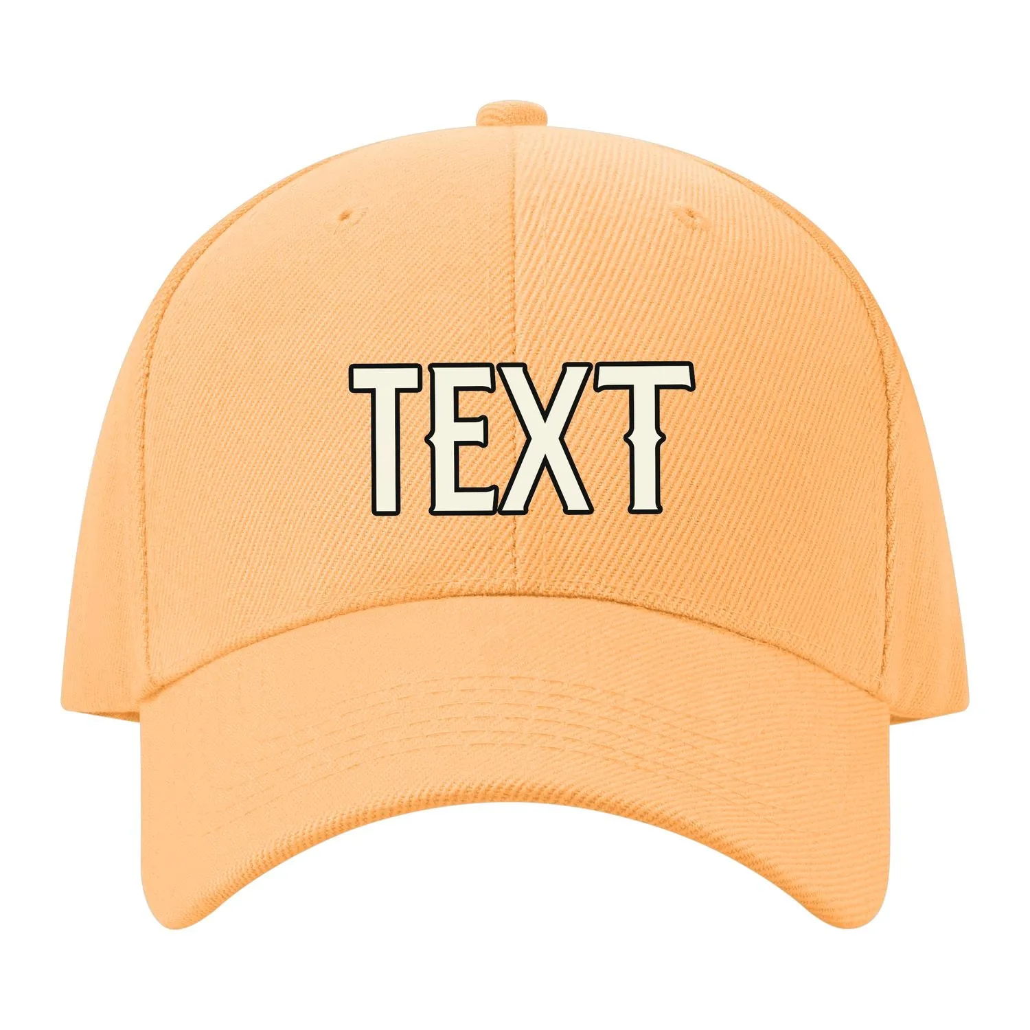 Custom Peach Powder Light Purple Hat sold by Tailorly