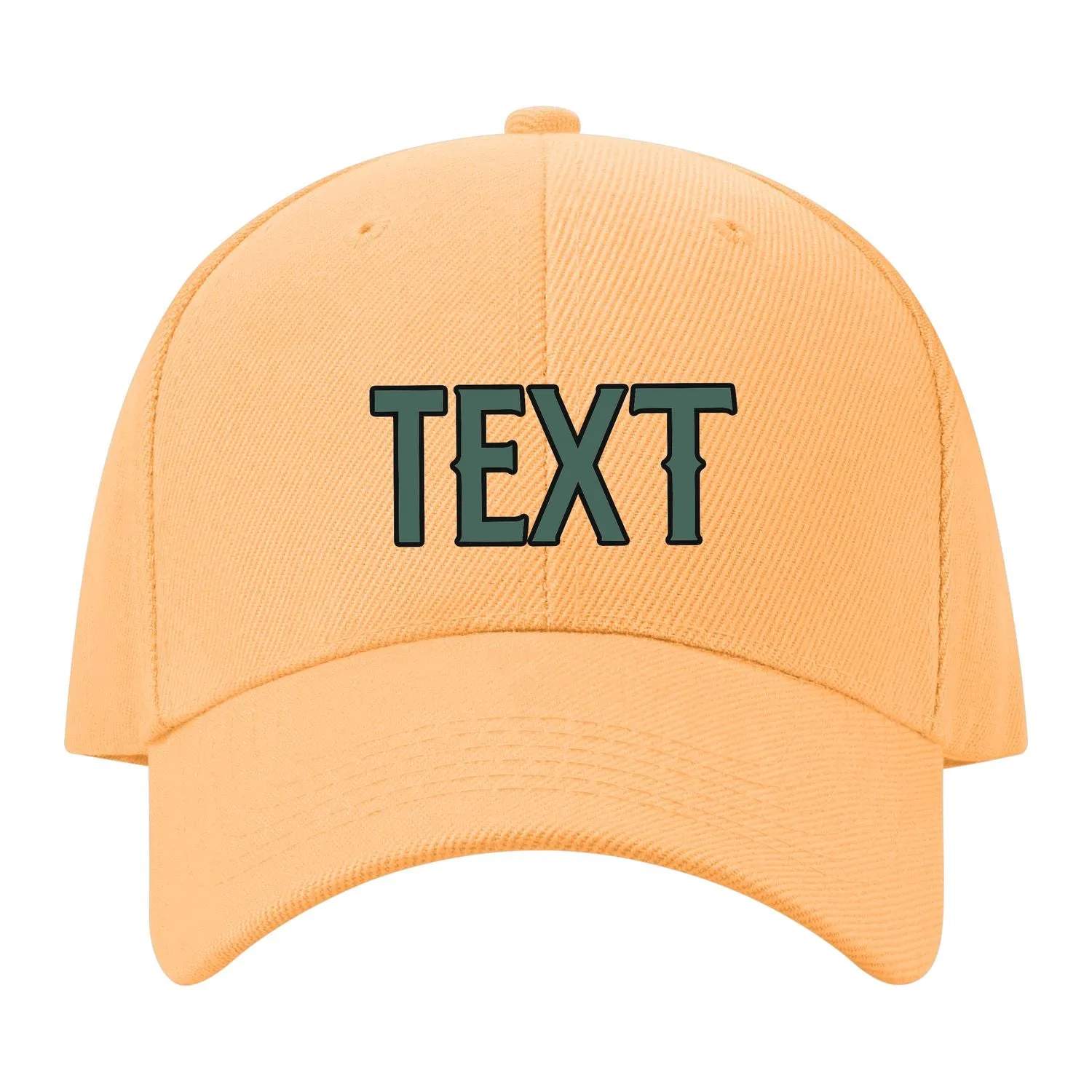 Custom Peach Powder Slate Gray Hat sold by Tailorly