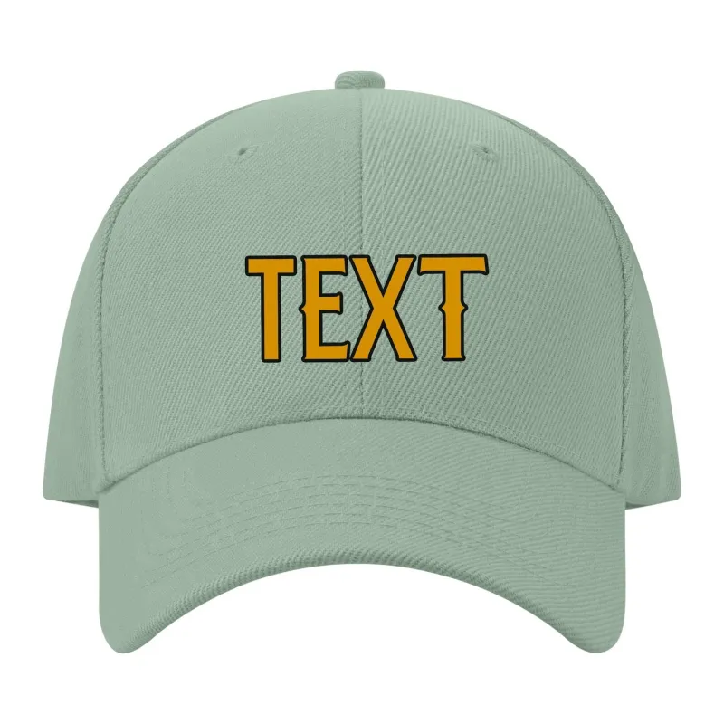 Custom Ash Green Sky Blue Hat made by Tailorly