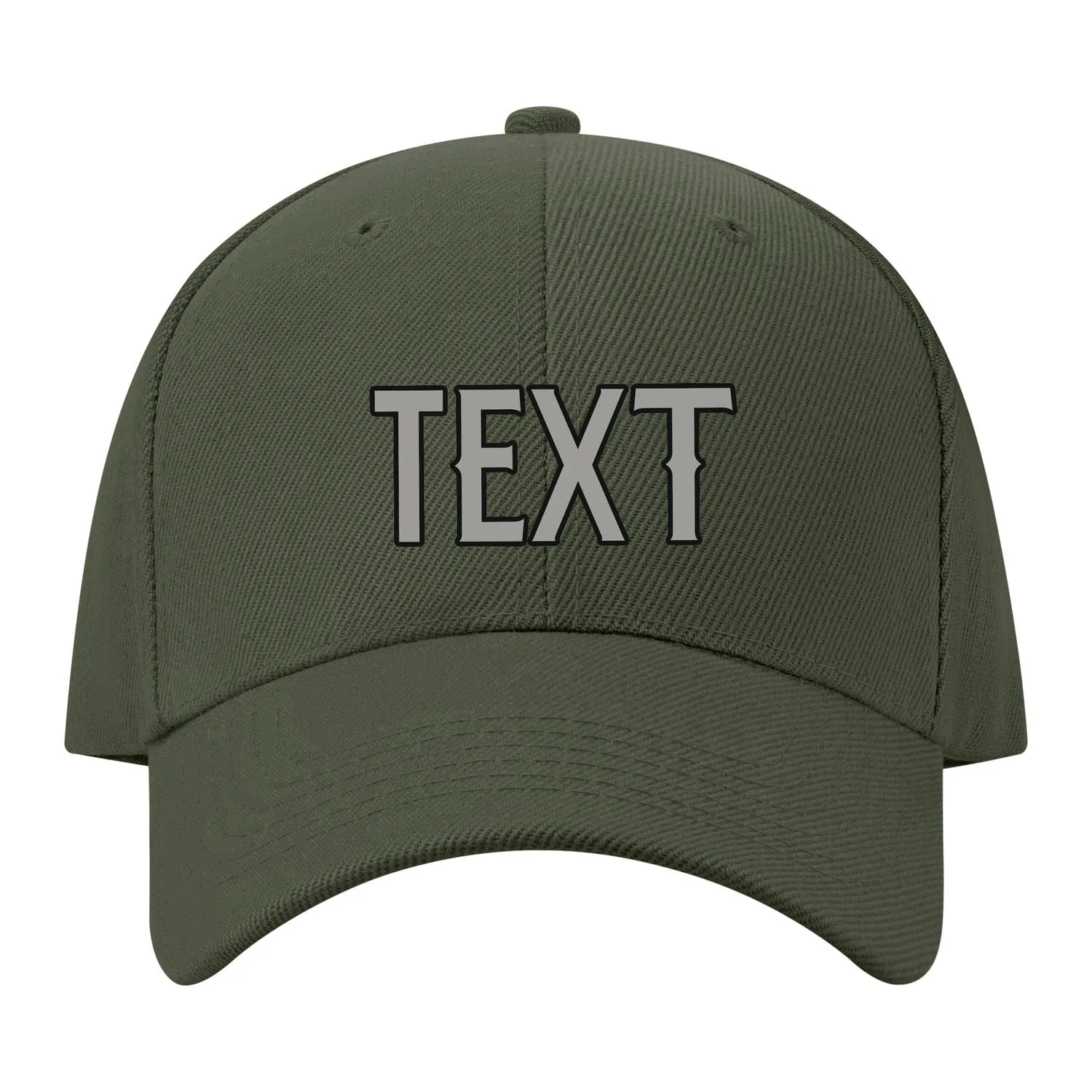 Custom Dark Green Light Green Hat sold by Tailorly