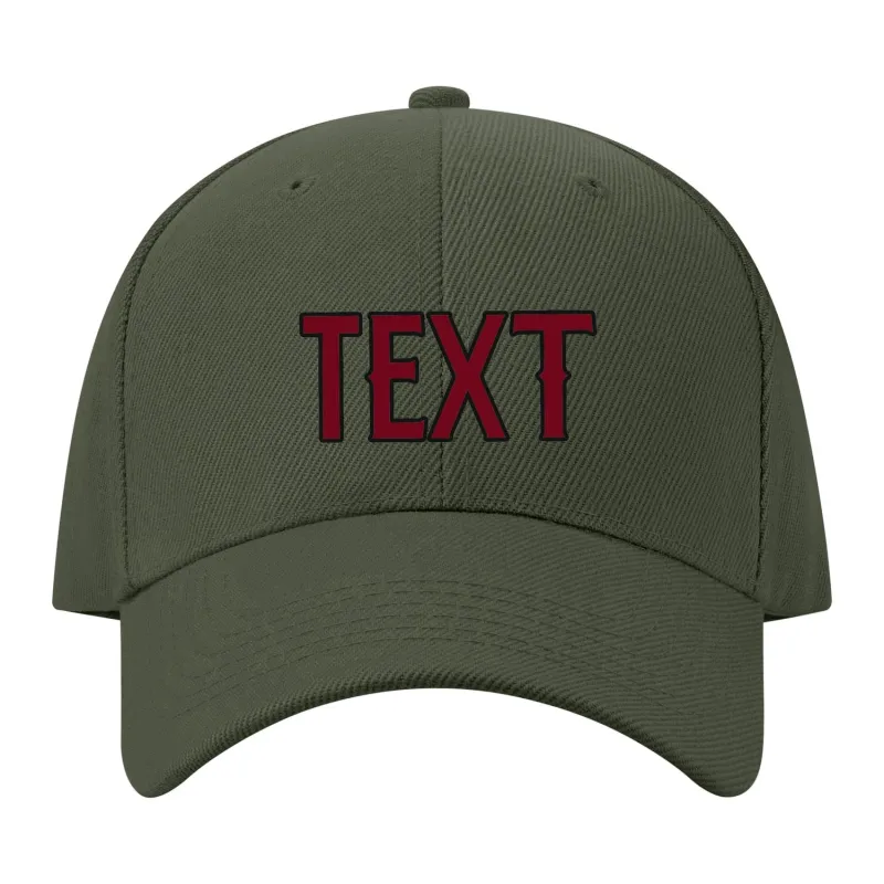 Custom Dark Green Khaki Hat made by Tailorly
