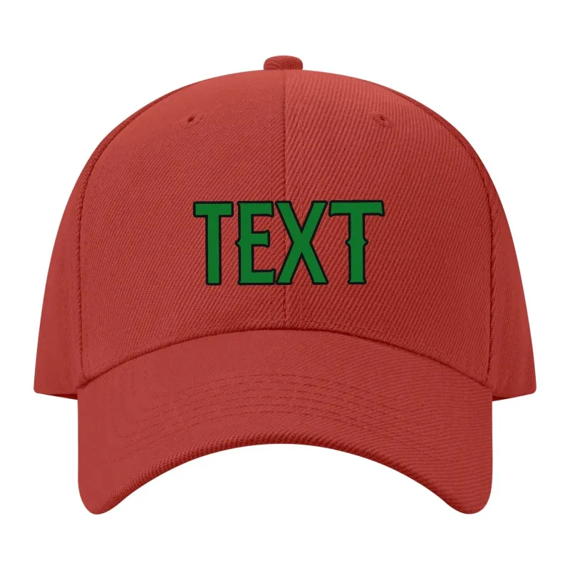 Custom Coral Red Misty Rose Hat made by Tailorly