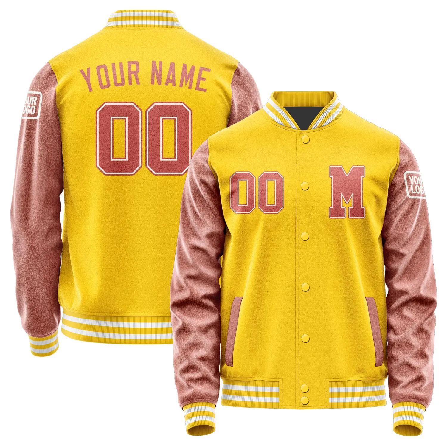 Custom Gold Copper Rose Jacket sold by Tailorly