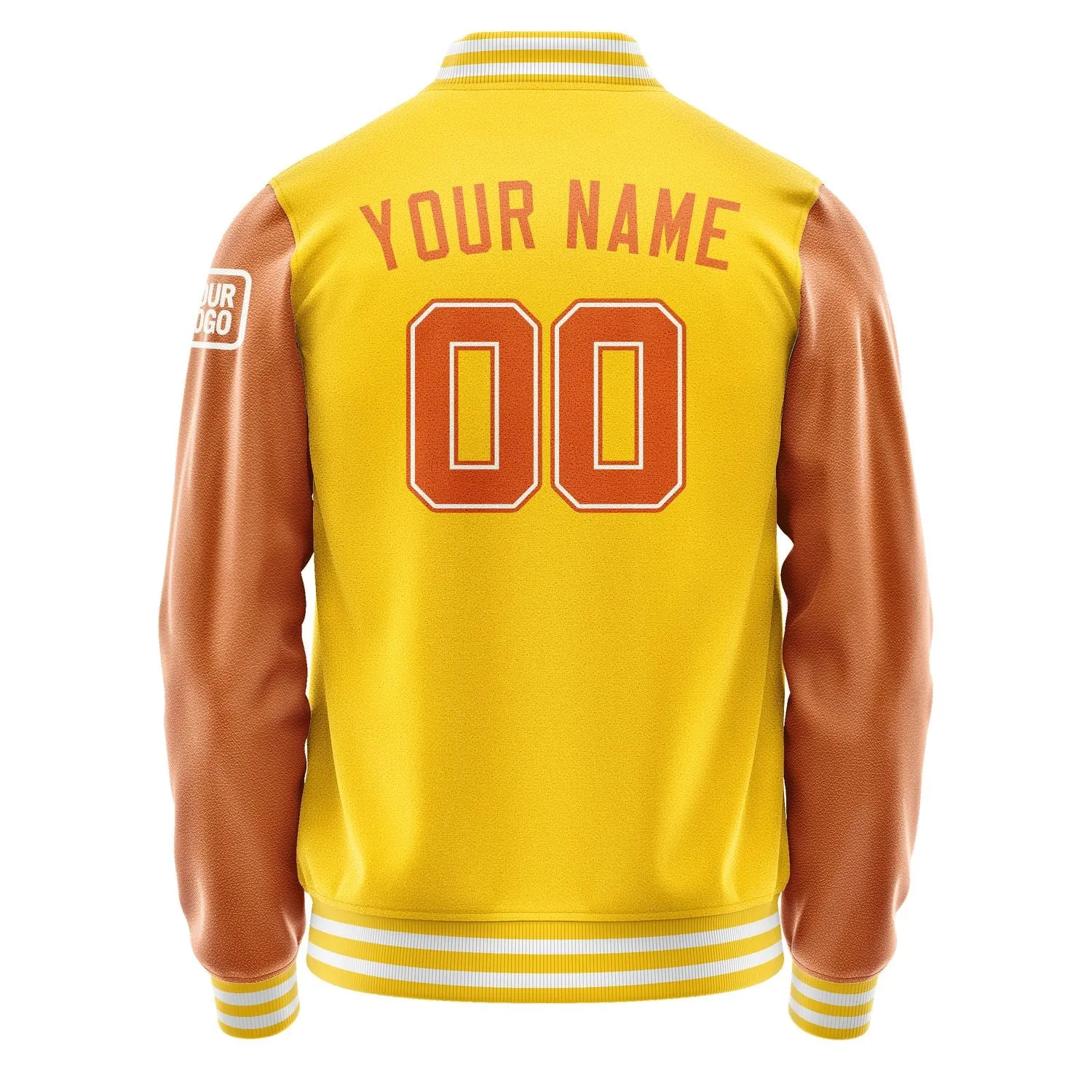 Custom Gold Orange Jacket sold by Tailorly product image thumbnail 3