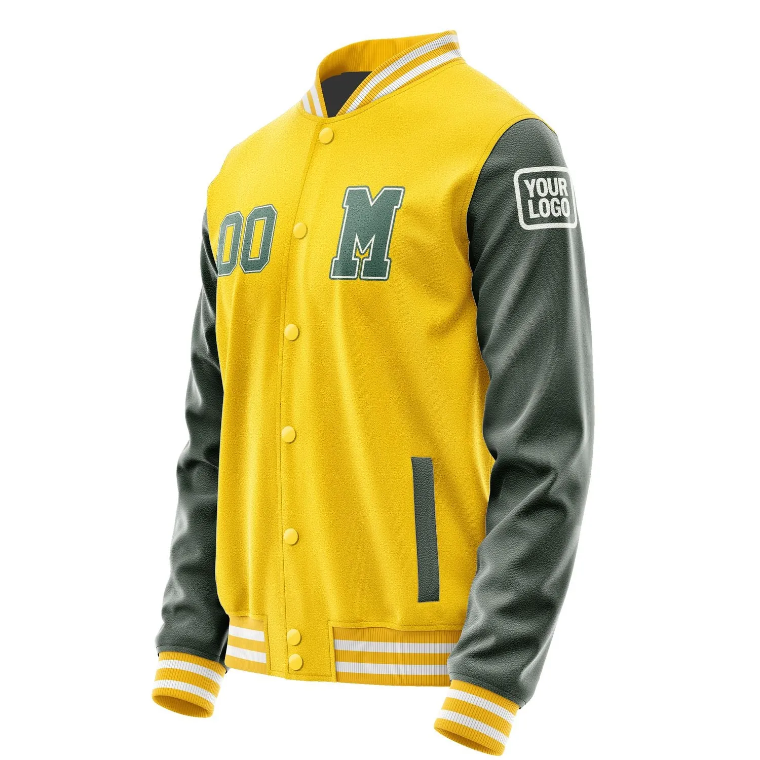 Custom Gold Blue Green Jacket sold by Tailorly product image thumbnail 2