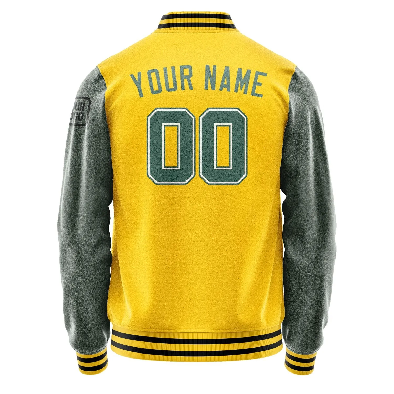 Custom Gold Blue Green Jacket sold by Tailorly product image thumbnail 3