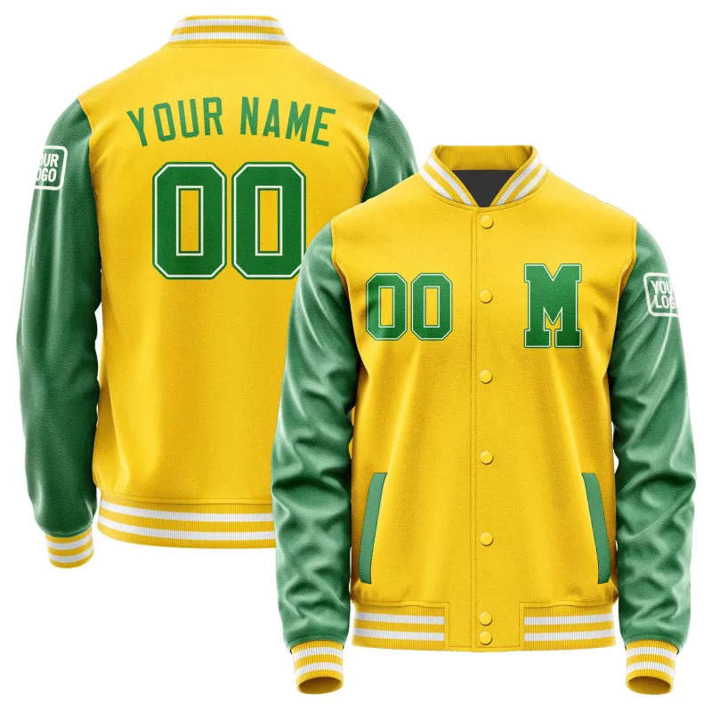 Custom Gold Emerald Green Jacket sold by Tailorly