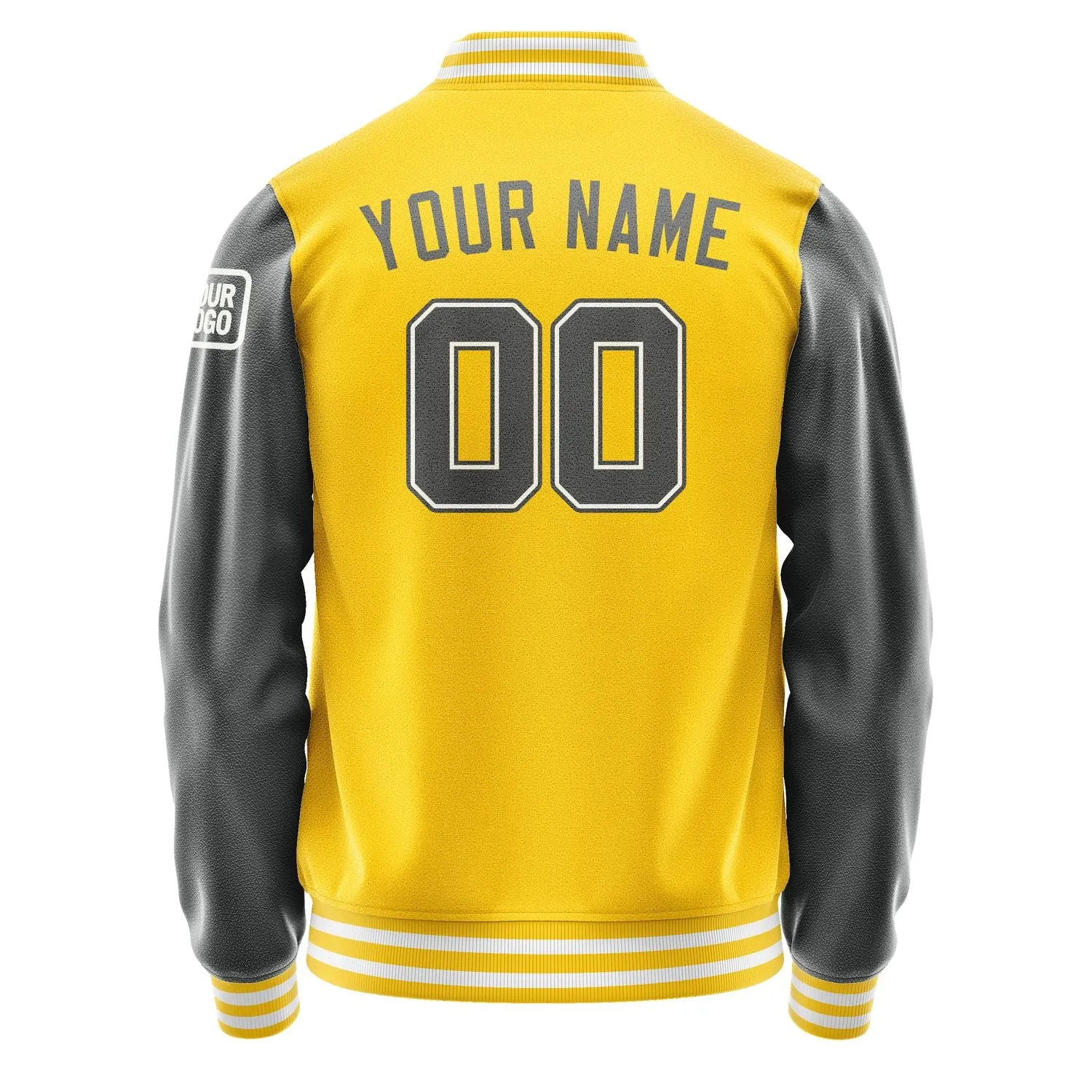 Custom Gold Dark Grey Jacket sold by Tailorly product image thumbnail 3