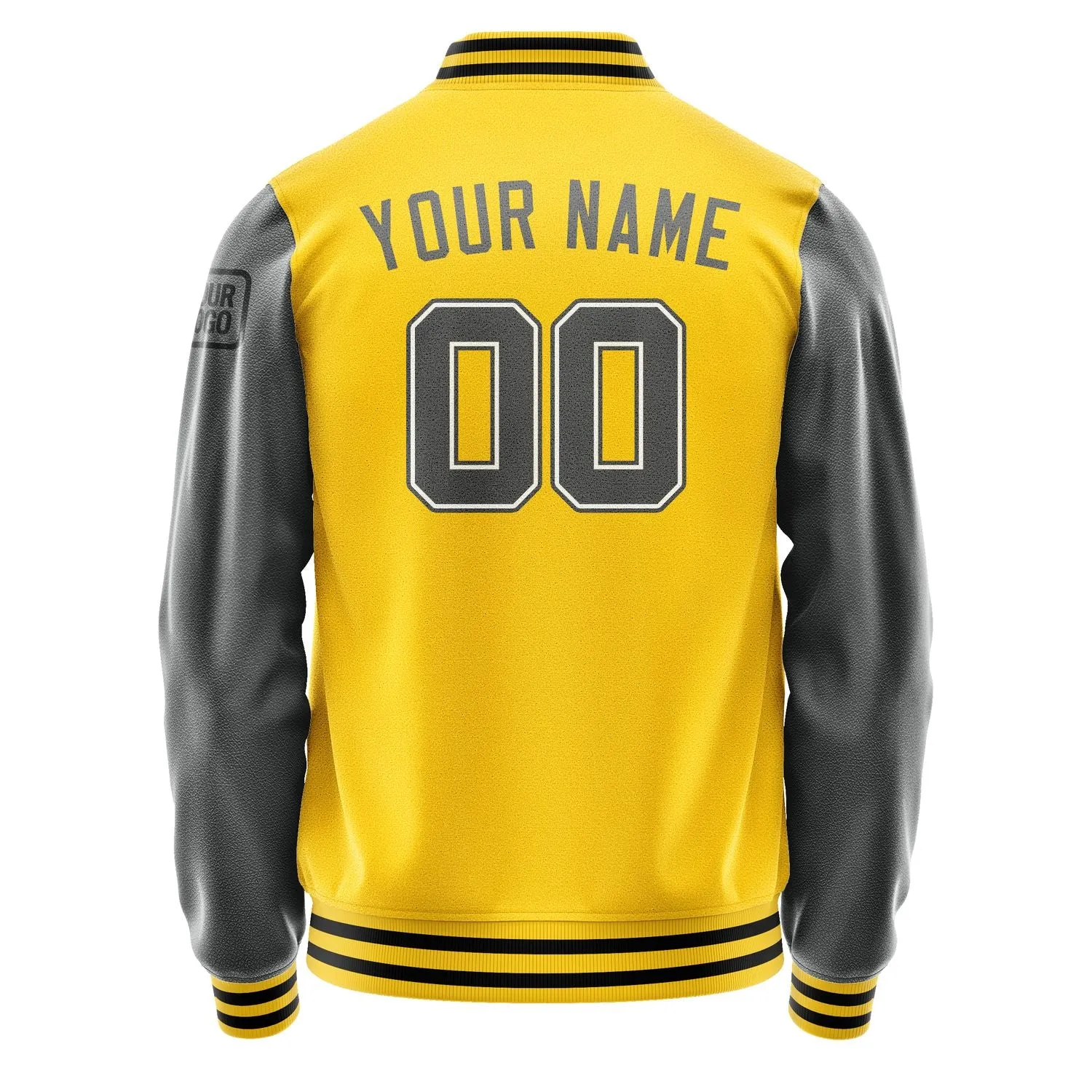 Custom Gold Dark Grey Jacket sold by Tailorly product image thumbnail 3