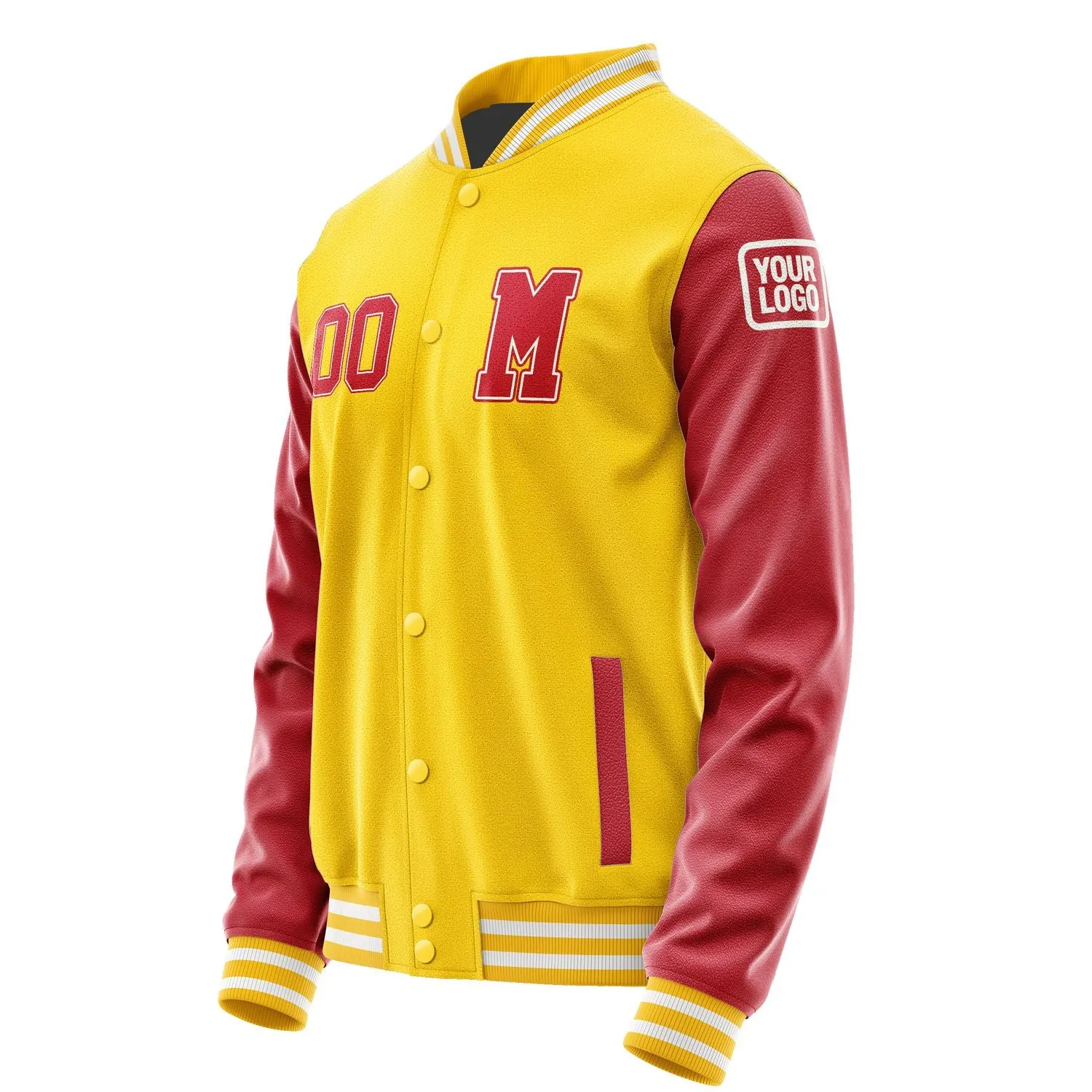 Custom Gold Red Jacket sold by Tailorly product image thumbnail 2