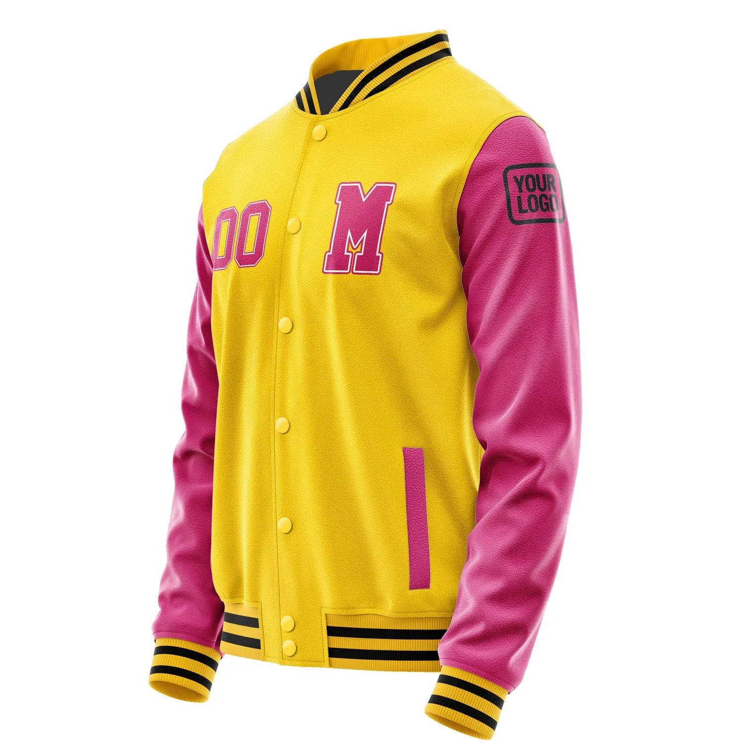 Custom Gold Pink Jacket sold by Tailorly product image thumbnail 2